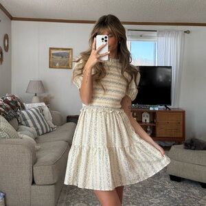 cottagecore floral dress